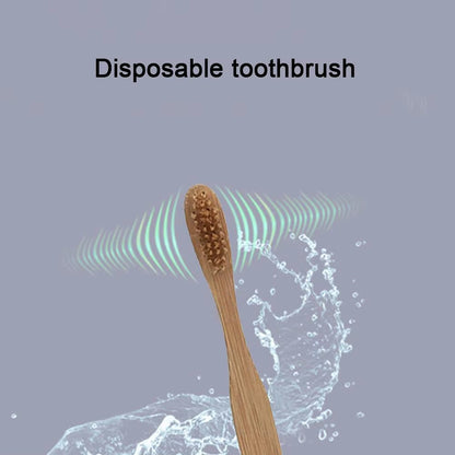 1/5/10PCS Natural Bamboo Charcoal Toothbrush Eco-Friendly Biodegradable Soft Bristle for Gum Care & Cleaning